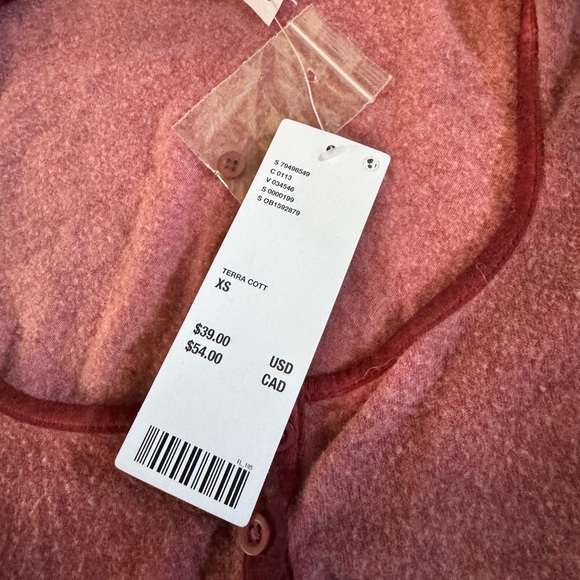 NWT Urban Outfitters Cora Henley Wrap Top Size XS - Picture 4 of 5